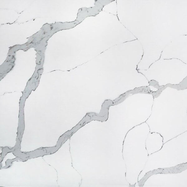 calacatta white quartz stone 6089-1